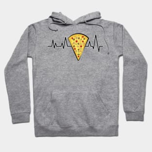 Heartbeat Pulse - Pizza Slice Hoodie